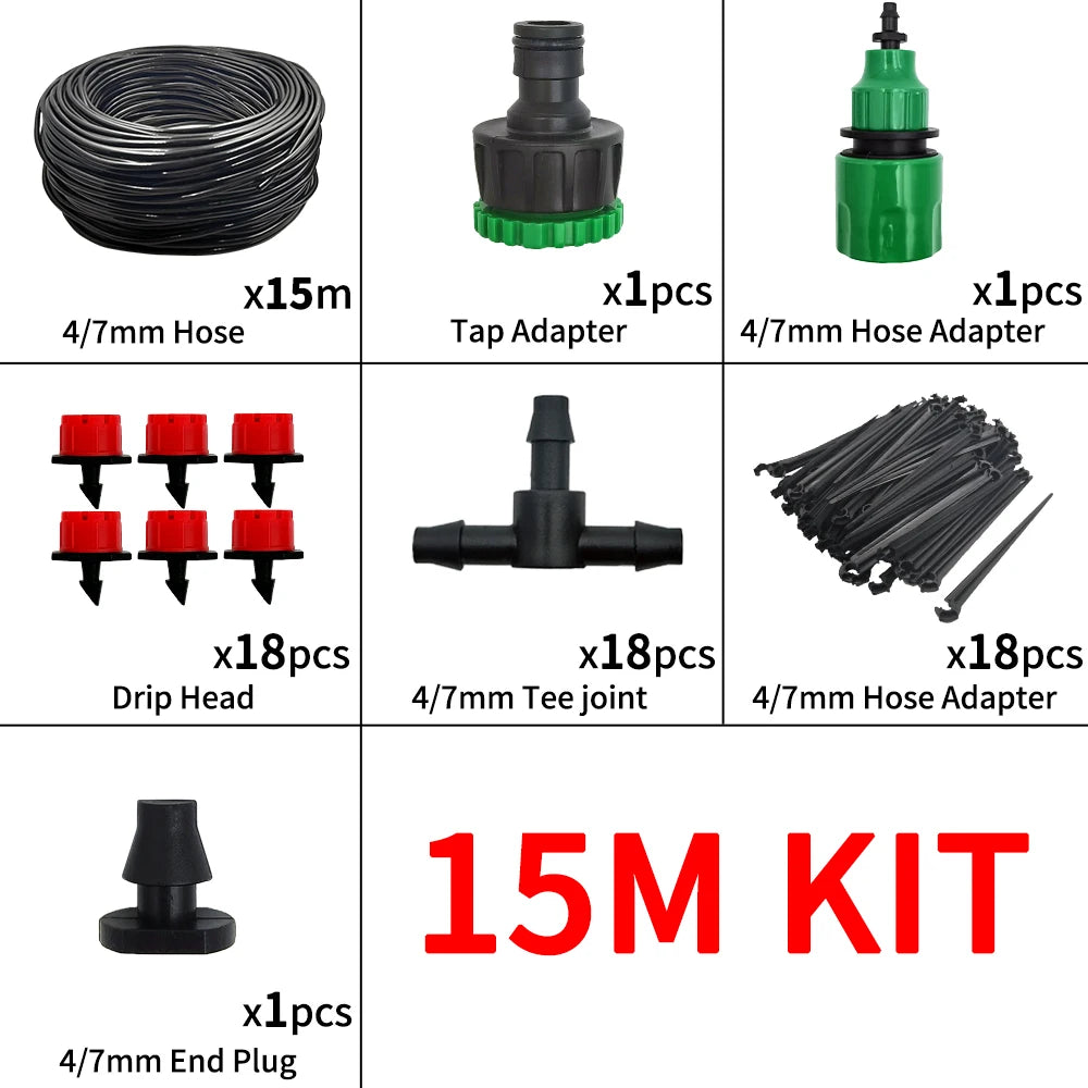 Sistema de riego por goteo para jardin (20 mt) (valor sin IVA incluido)
