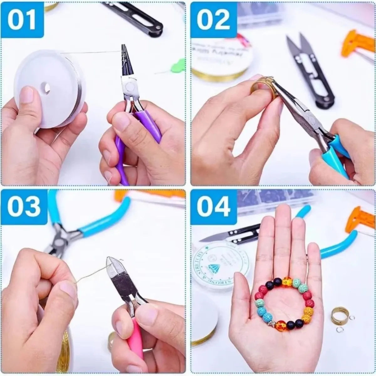 Kit de Herramientas y Alicates para Joyería (valores no incluyen IVA)