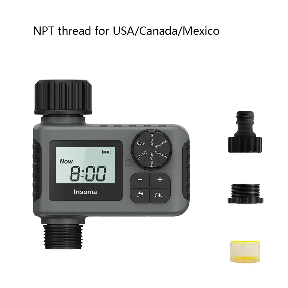 Temporizador para riego automatico con visor LCD (valor sin iva incluido)