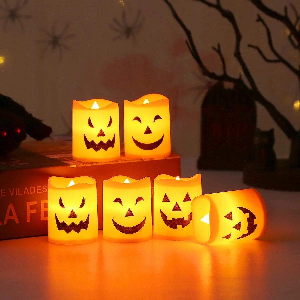 Juego de velas led Halloween (Valores +IVA)