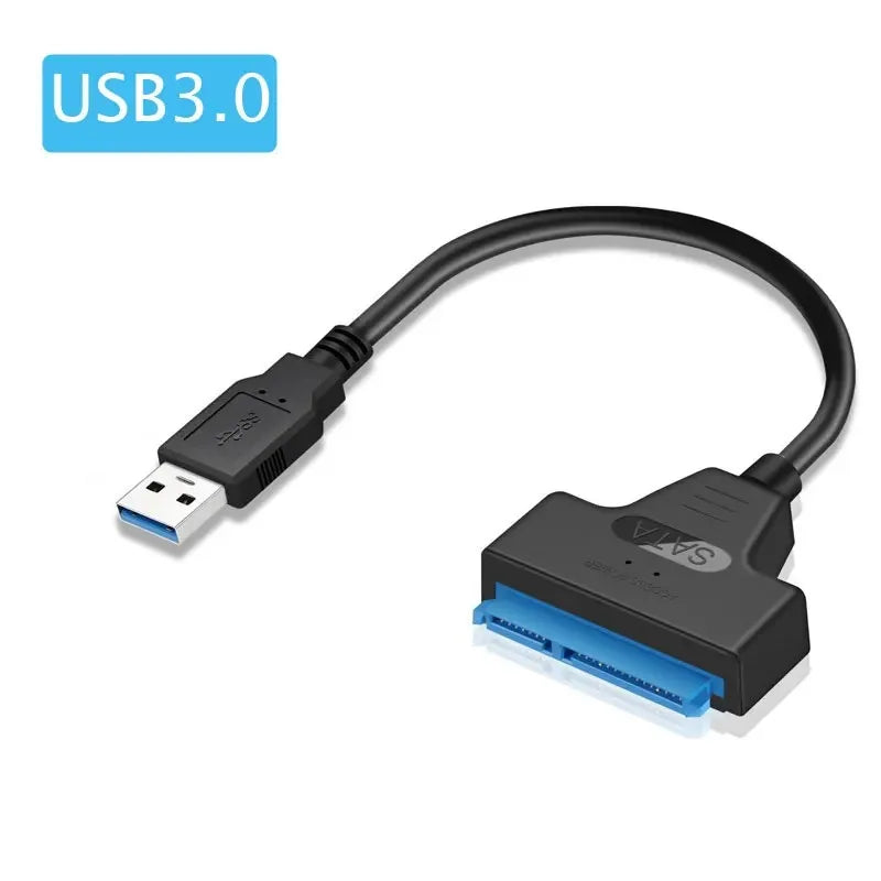 Interfaz USB 3.0 TO SATA 2.5" SSD HDD adaptador para disco duro