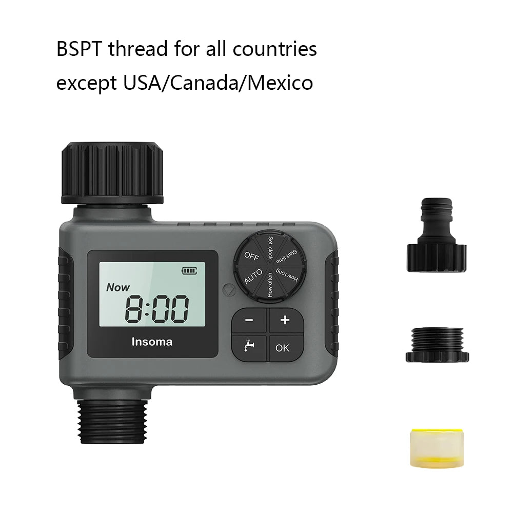 Temporizador para riego automatico con visor LCD (valor sin iva incluido)