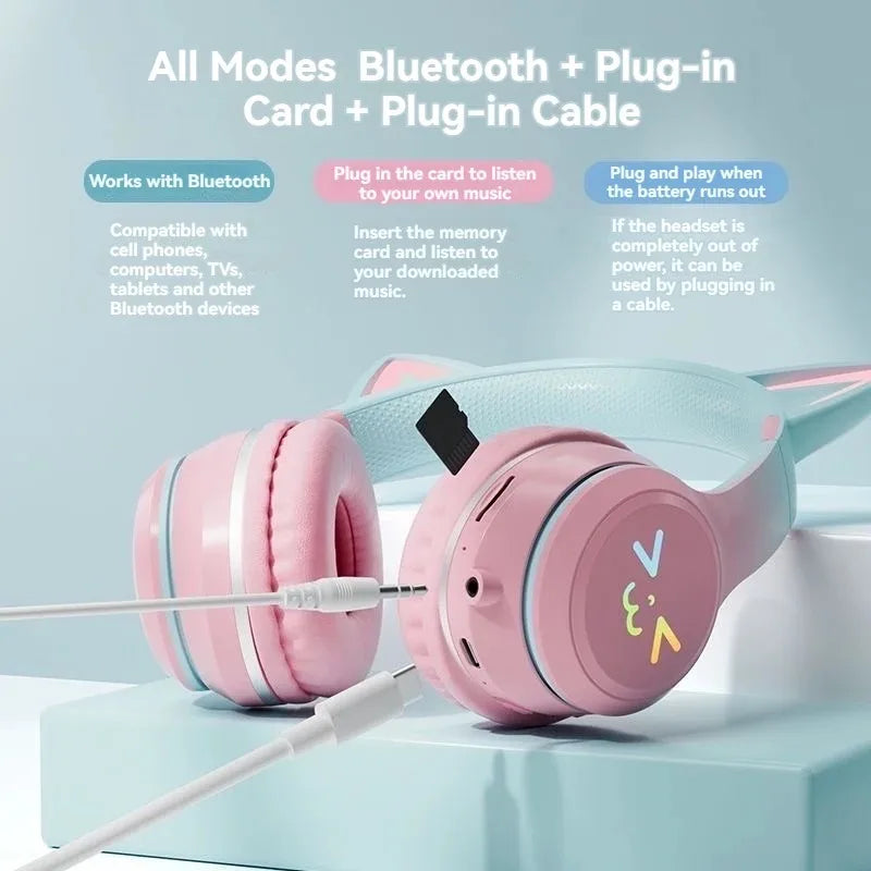 RGB Audiofonos HiFi Bluetooth (valores + IVA)