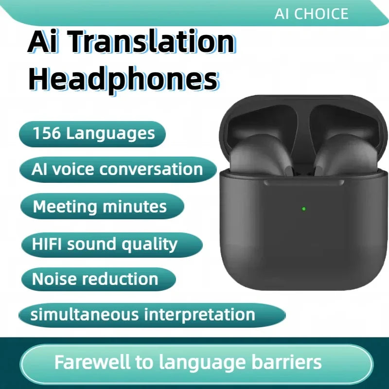 Audífonos traductores Bluetooth 156 idiomas en vivo (valores + IVA)